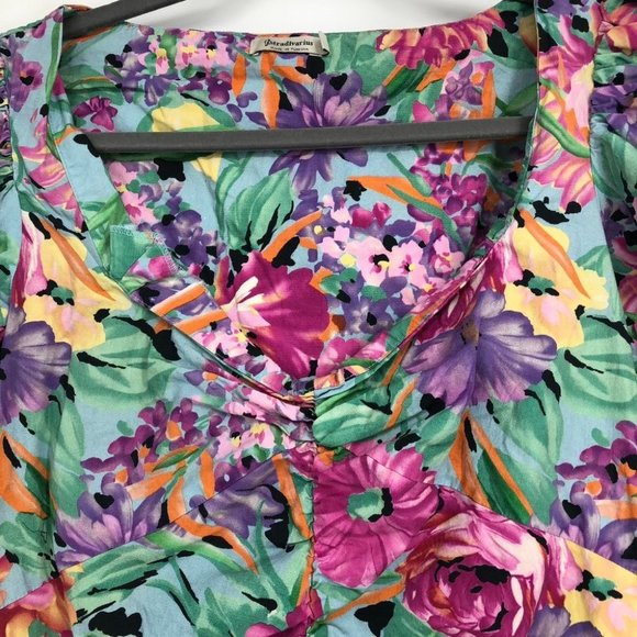 stradivarius Little Heaven Floral Print Sweetheart Neckline Puffsleeve Minidress - Picture 7 of 16